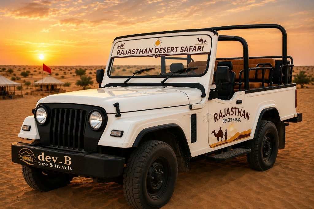 4x4 Thar Desert Safari Jeep – Dev_B Tour & Travels